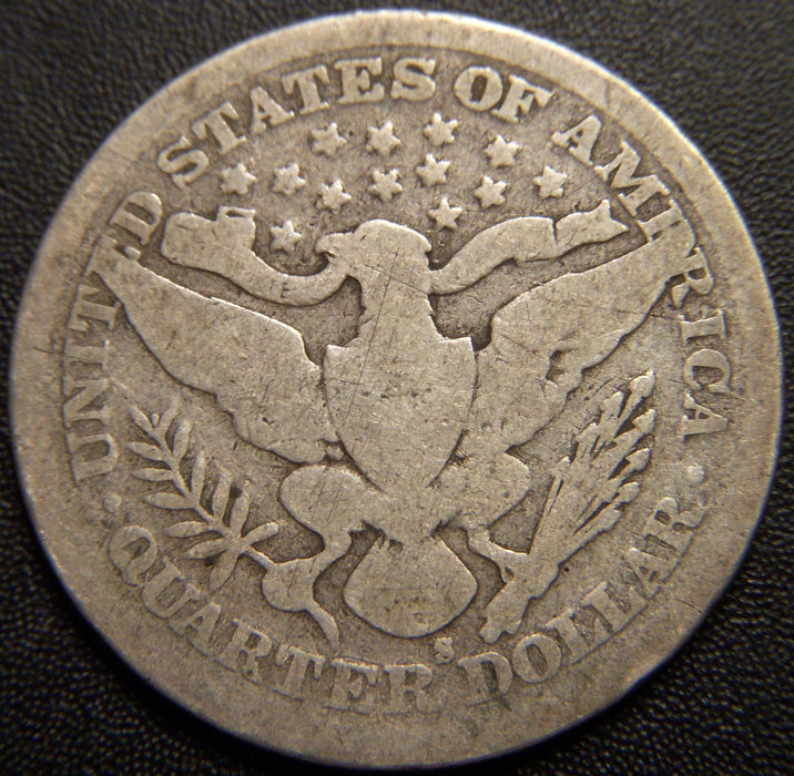 1898-S Barber Quarter - Good