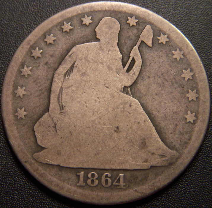 1864-S Seated Half Dollar - Good