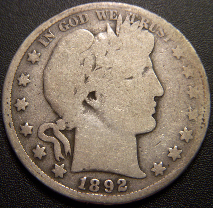 1892-O Barber Half Dollar - Good