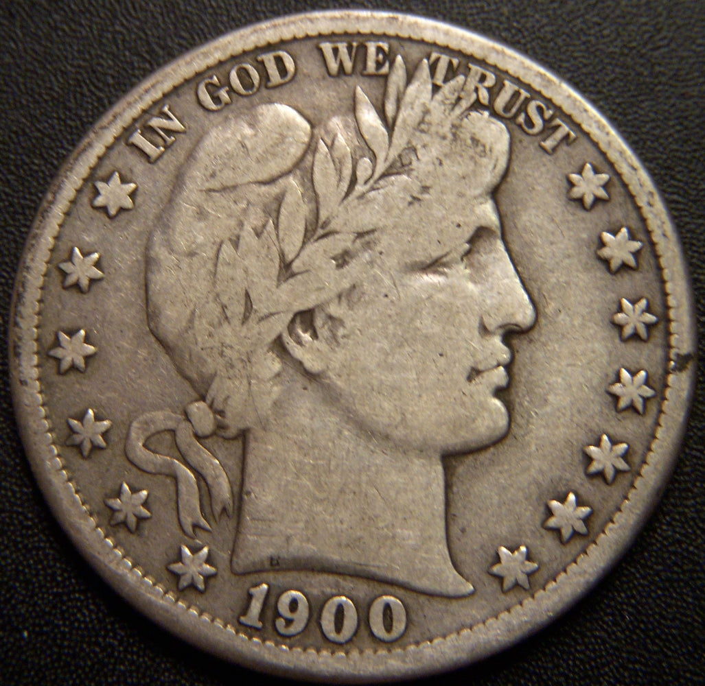 1900-S Barber Half Dollar - Very Good