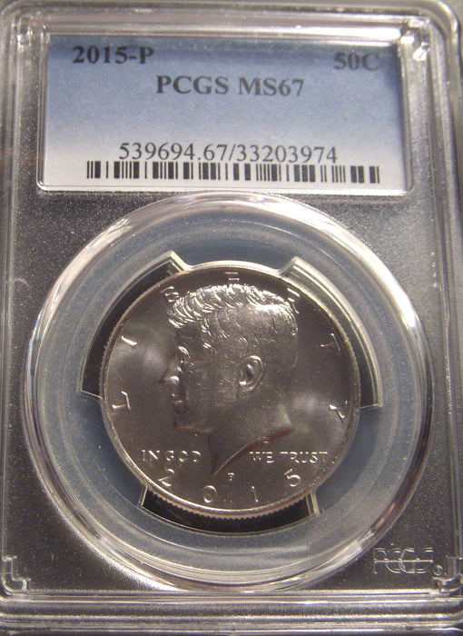 2015-P Kennedy Half Dollar - PCGS MS67