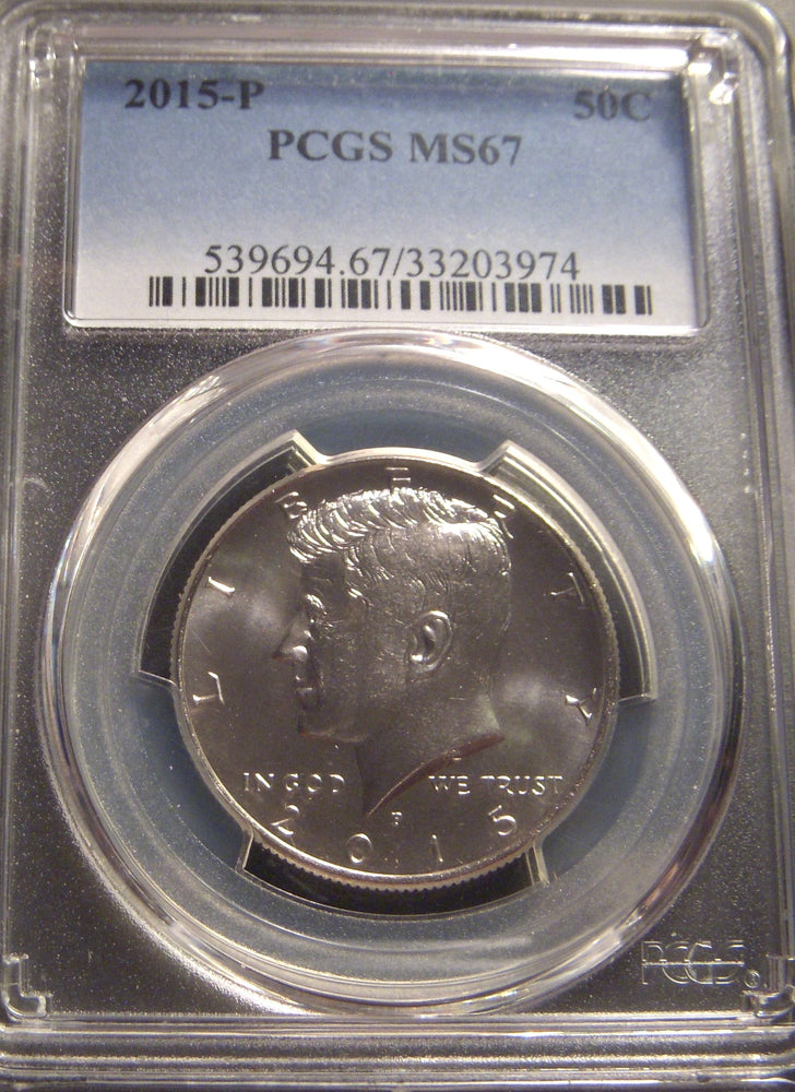 2015-P Kennedy Half Dollar - PCGS MS67