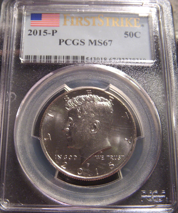 2015-P Kennedy Half Dollar - PCGS MS67