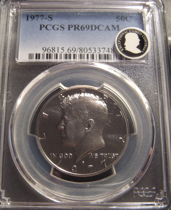 1977-S Kennedy Half Dollar - PCGS PR69DCAM