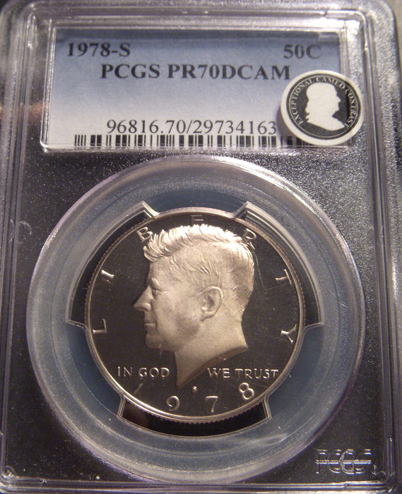 1978-S Kennedy Half Dollar - PCGS PR70DCAM