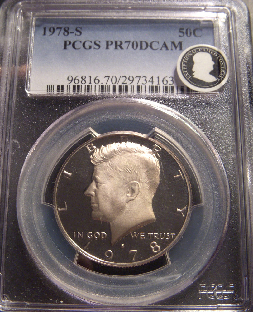 1978-S Kennedy Half Dollar - PCGS PR70DCAM
