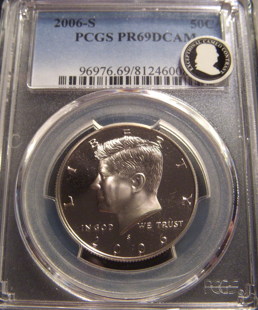 2006-S Kennedy Half Dollar - PCGS PR69DCAM Clad