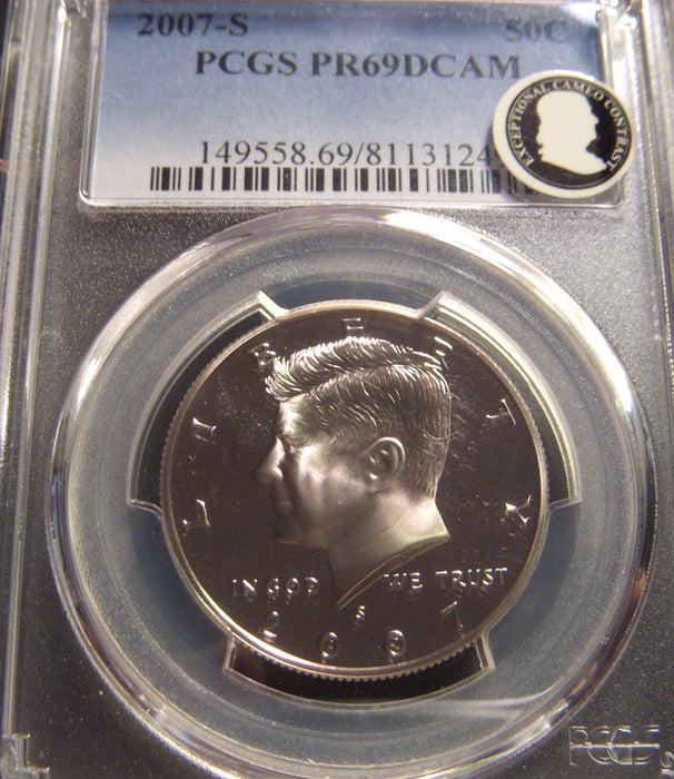 2007-S Kennedy Half Dollar - PCGS PR69DCAM Clad
