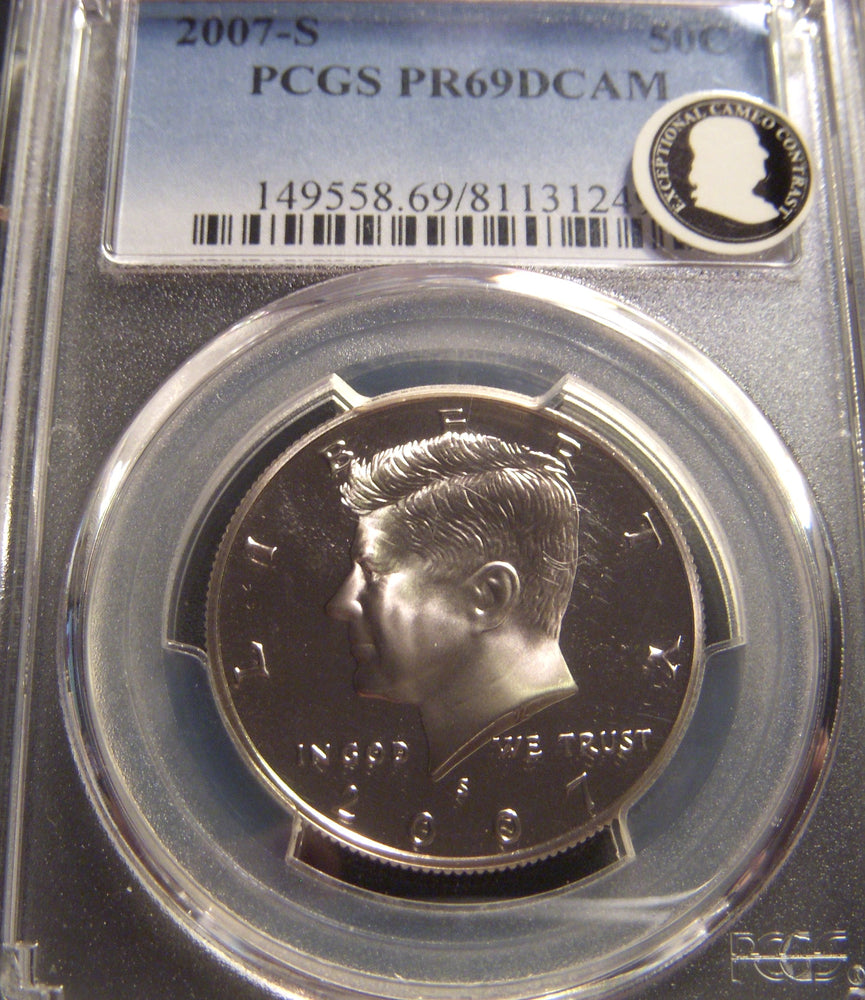 2007-S Kennedy Half Dollar - PCGS PR69DCAM Clad