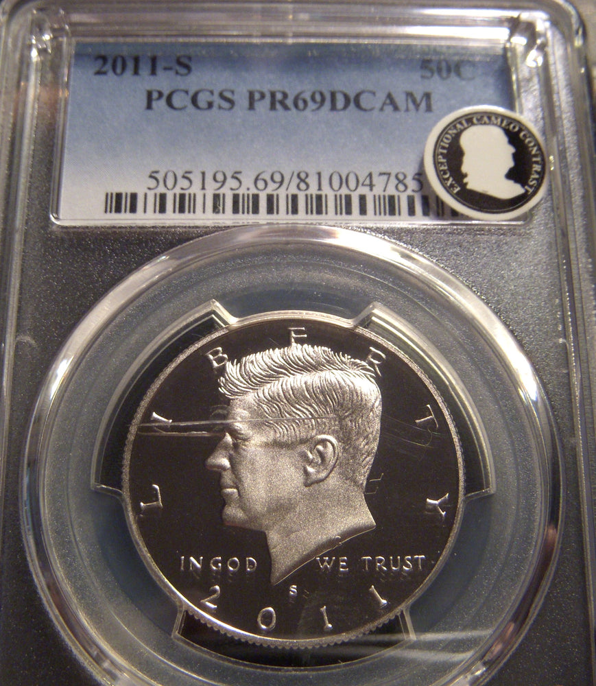 2011-S Kennedy Half Dollar - PCGS PR69DCAM Clad