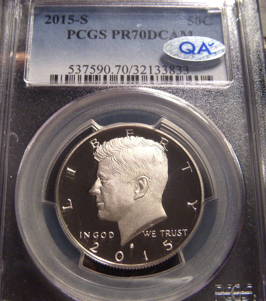 2015-S Kennedy Half Dollar - PCGS PR70DCAM Clad