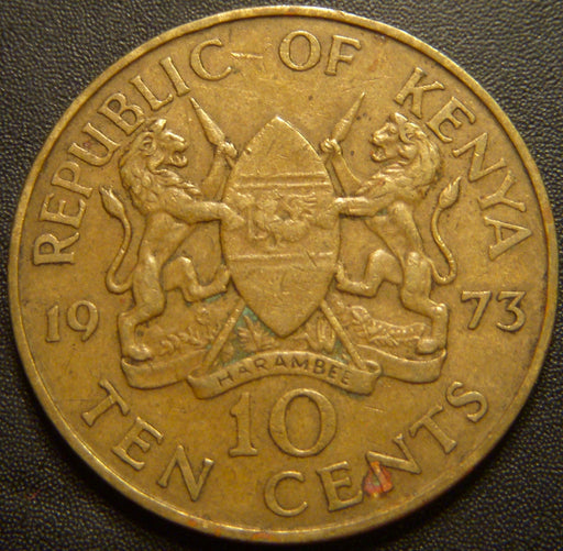 1973 10 Cents - Kenya