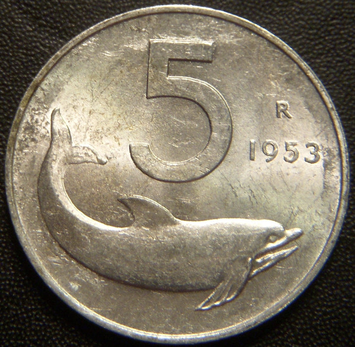 1953R 5 Lira - Italy
