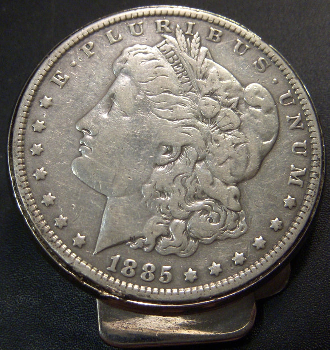 1885 Morgan Dollar Money Clip
