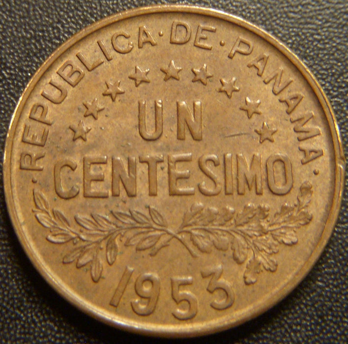 1953 Un Centesimo - Panama