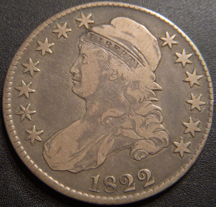 1822 Bust Half Dollar - Fine