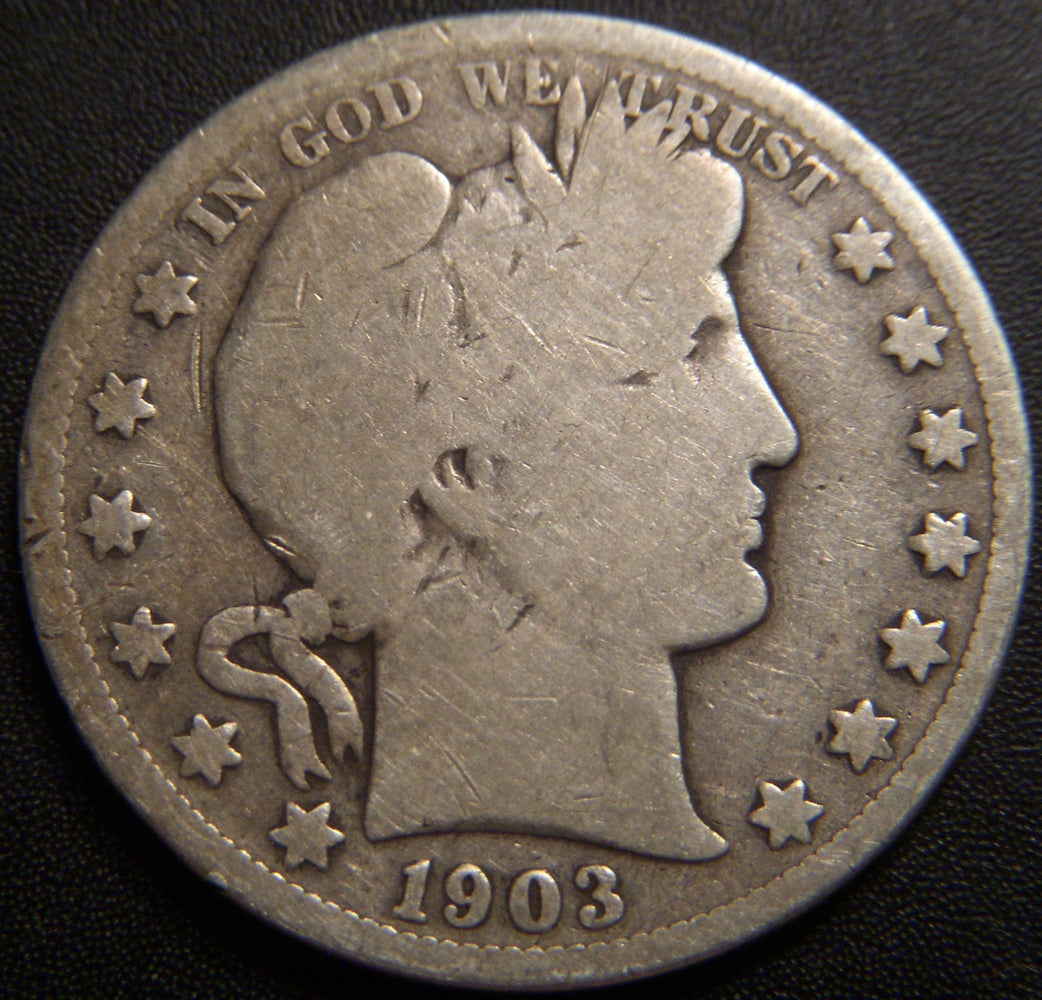 1903-S Barber Half Dollar - Good