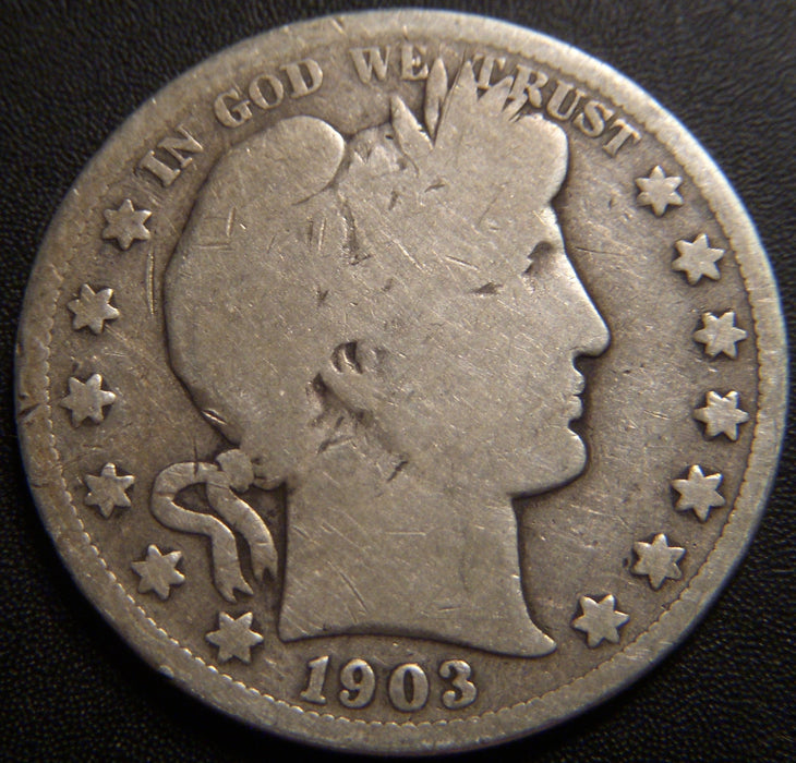 1903-S Barber Half Dollar - Good