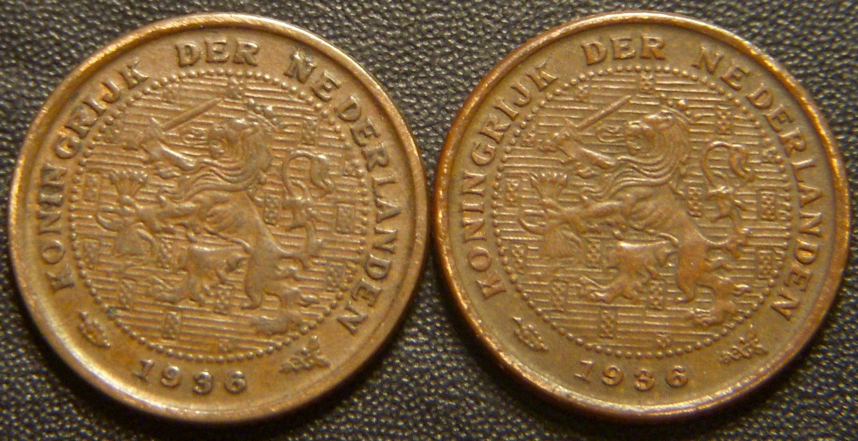 1936 1/2 Cent - Netherlands