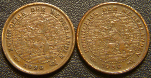 1936 1/2 Cent - Netherlands
