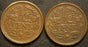 1936 1/2 Cent - Netherlands