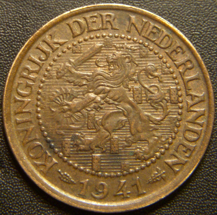 1941 2 1/2 Cents - Netherlands