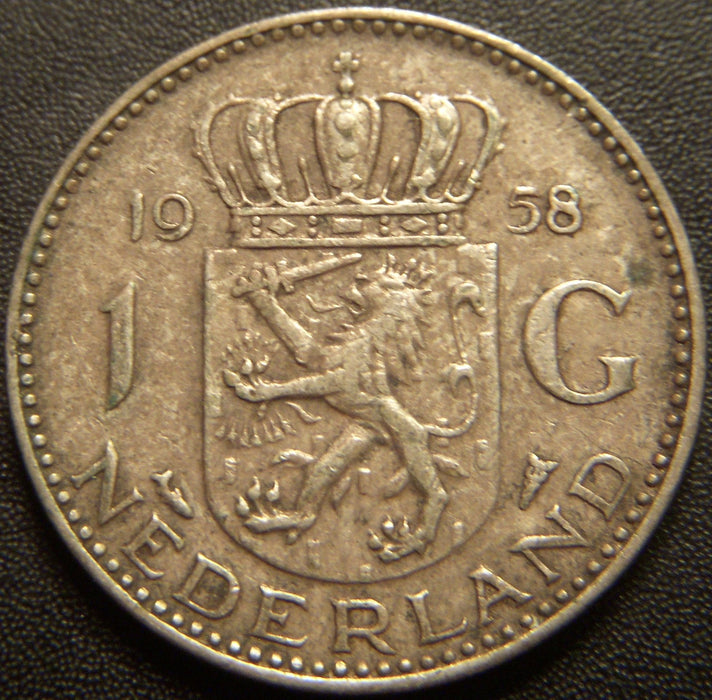 1958 1 Gulden - Netherlands