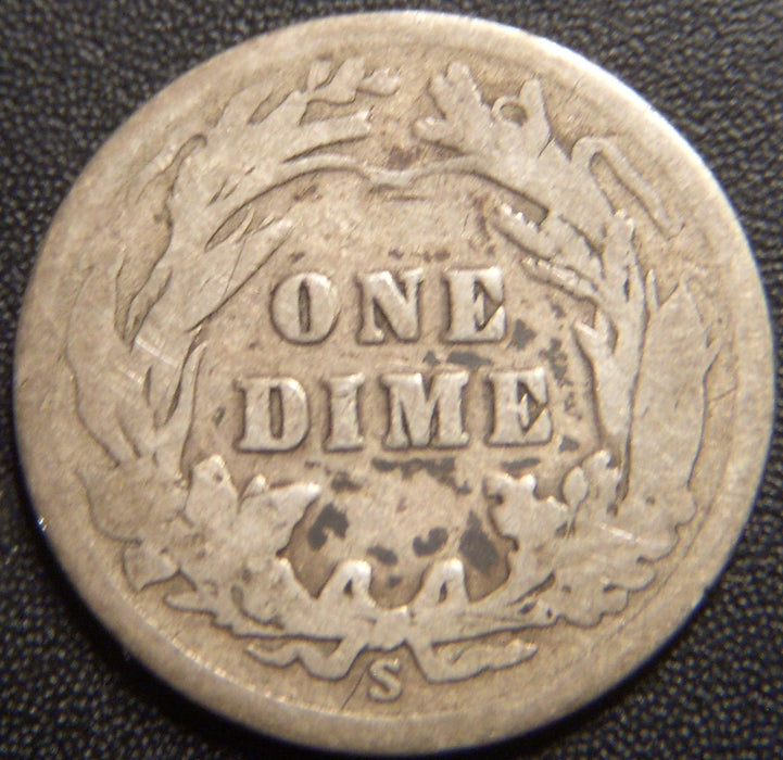 1912-S Barber Dime - Good
