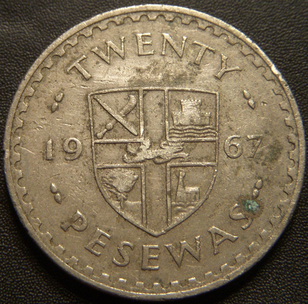 1967 20 Pesewas - Ghana