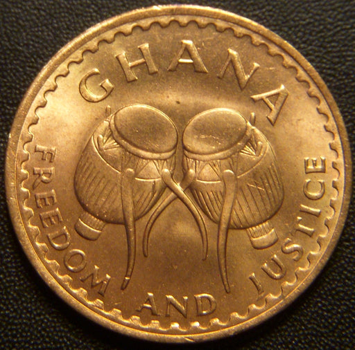 1967 Half Pesewa - Ghana