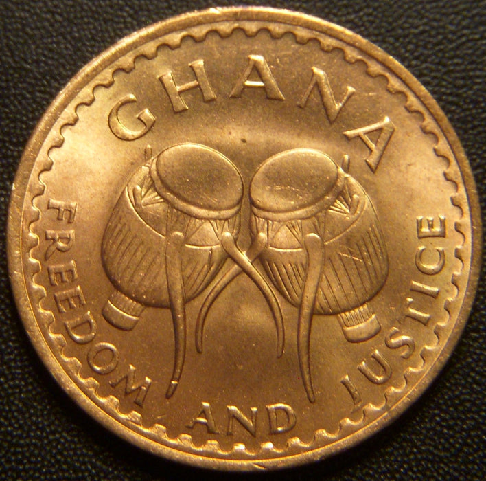 1967 Half Pesewa - Ghana
