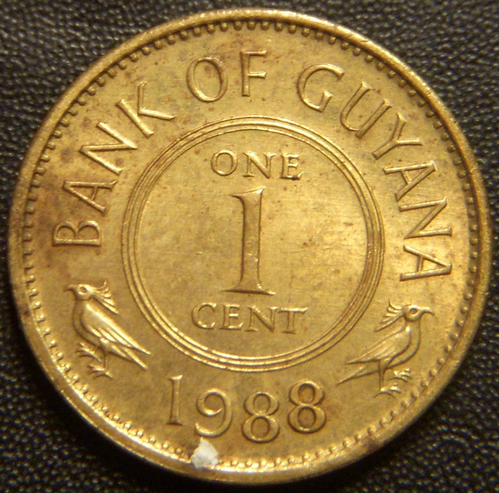 1988 1 Cent - Guyana