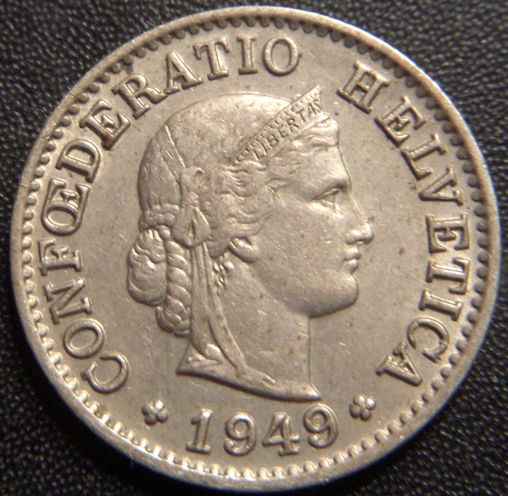 1949B 5 Rappen - Switzerland