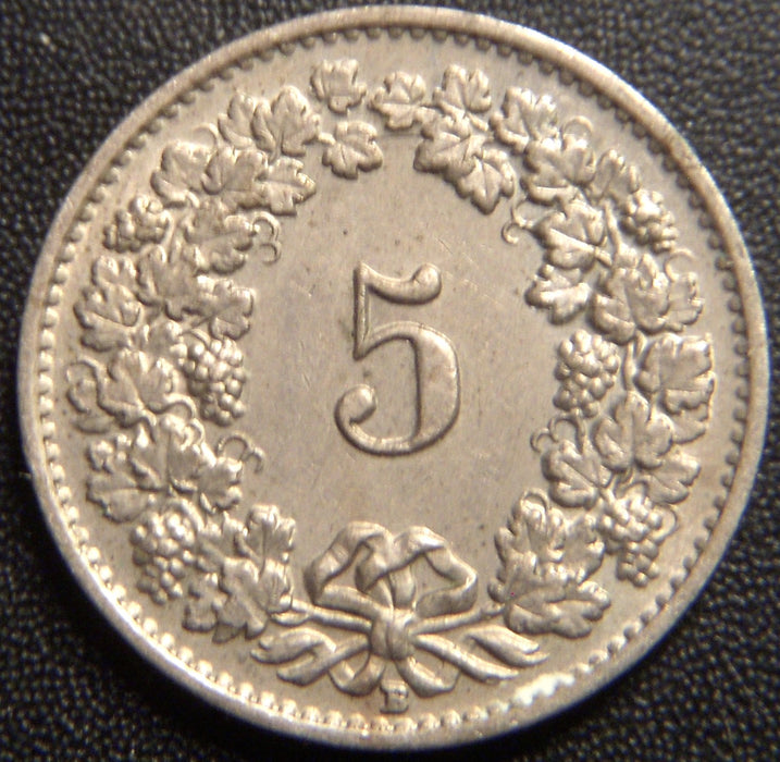 1949B 5 Rappen - Switzerland