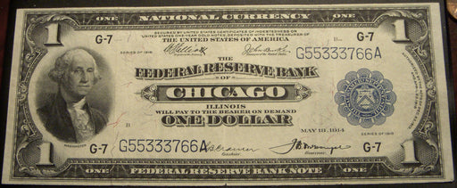 1918 G-7 $1 Federal Reserve Bank Note - FR# 729