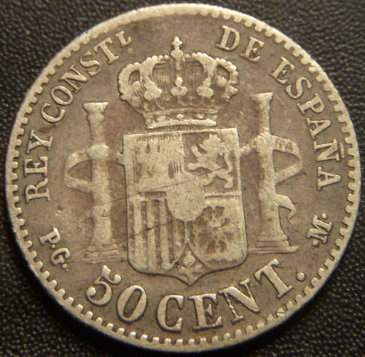 1892 50 Centimos - Spain
