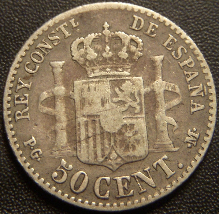 1892 50 Centimos - Spain