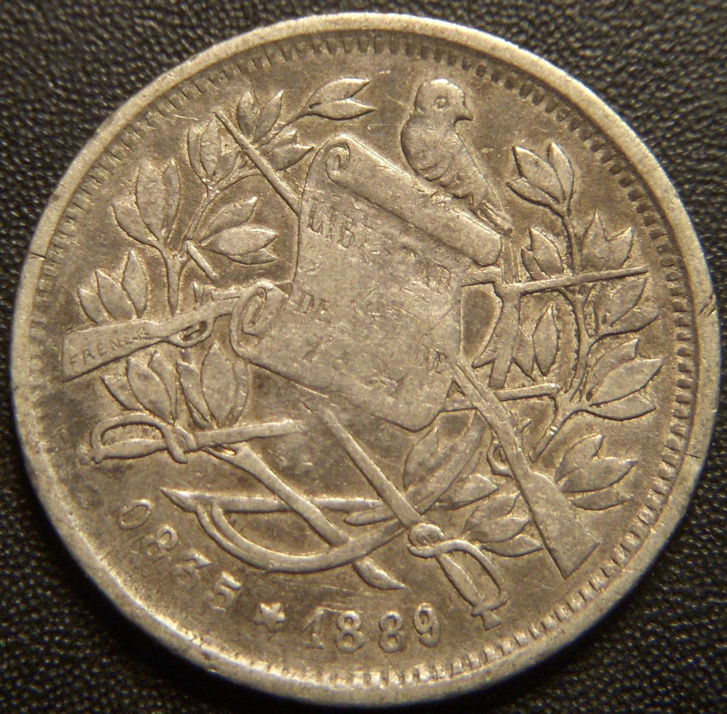 1889 Un Real - Guatemala