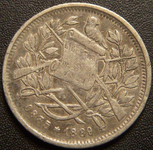 1889 Un Real - Guatemala