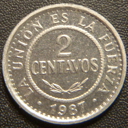 1987 2 Centavos - Bolivia
