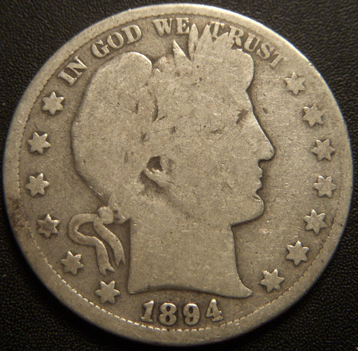 1894 Barber Half Dollar - Good