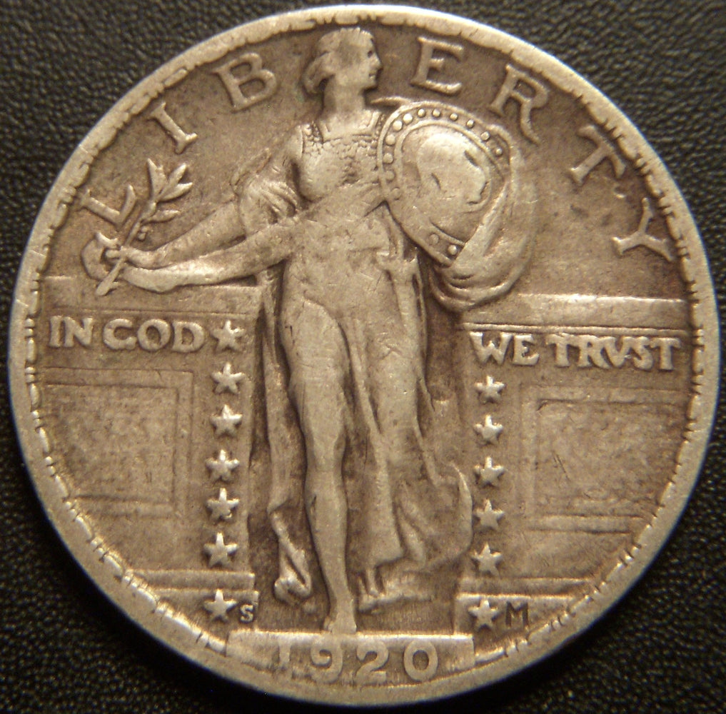 1920-S Standing Quarter - Extra Fine