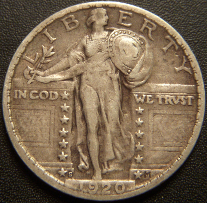 1920-S Standing Quarter - Extra Fine