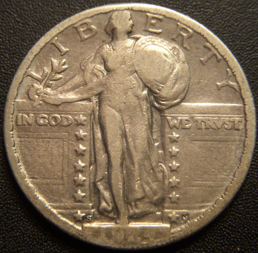 1924-S Standing Quarter - Very Fine