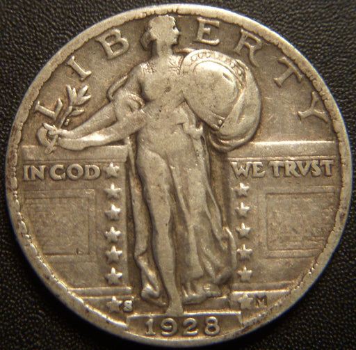 1928-S Standing Quarter - Very Fine