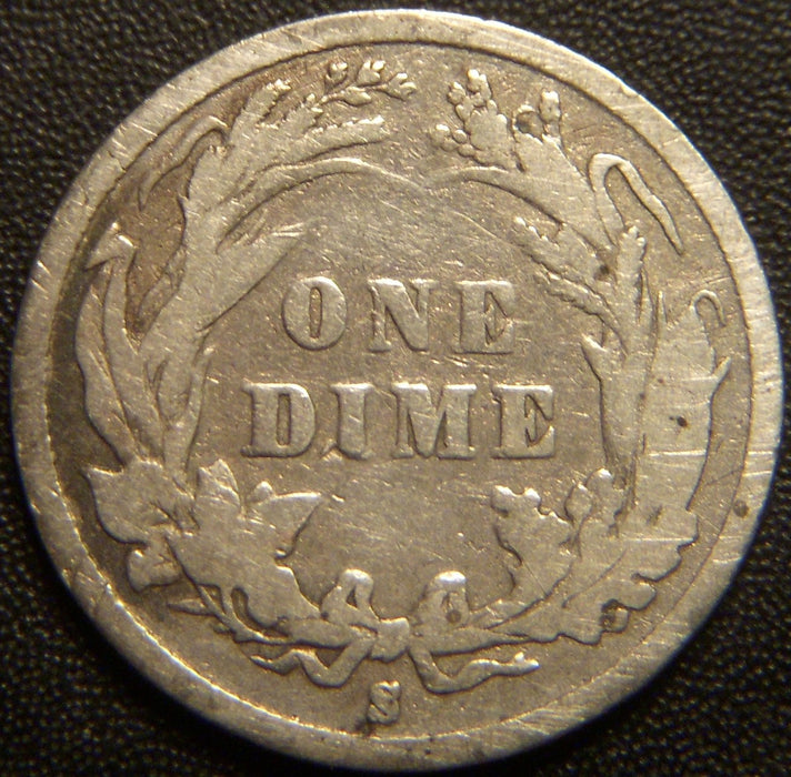 1895-S Barber Dime - Good