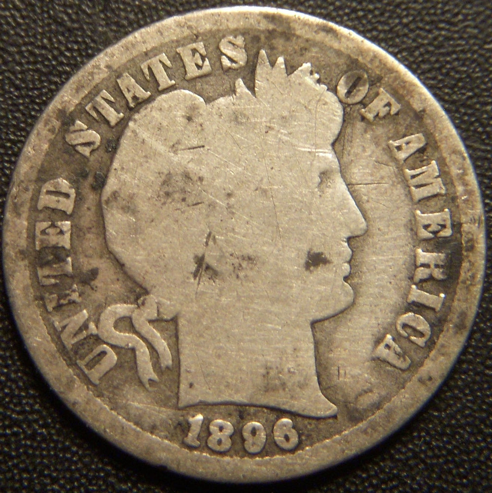 1896-O Barber Dime - Good