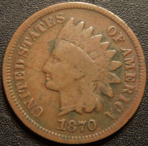 1870 Indian Head Cent - Good