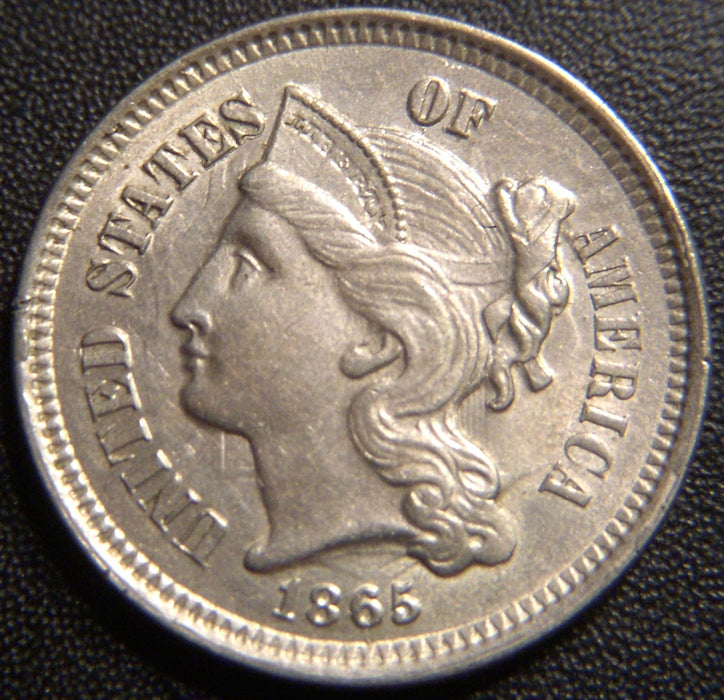 1865 Three Cent - AU