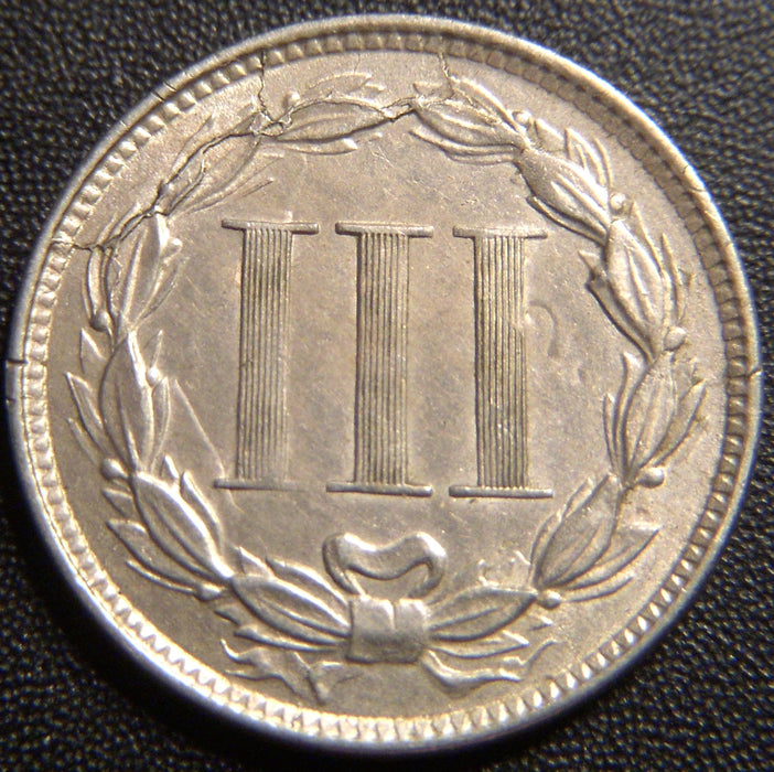 1865 Three Cent - AU